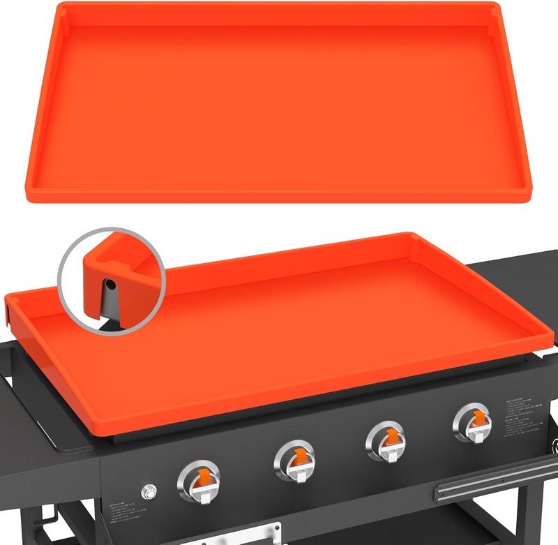 BESSIO Silicone Griddle Mat Cover for Blackstone - 36 Inch True All-Encompassing Coverage Heavy Duty Food Grade Grill Buddy Mat, All Season Cooking Surface Protective Cover - Image 1